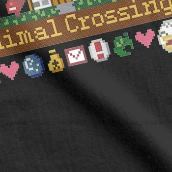 Živali, ki Prečkajo Pixel Hiša Ženske Tshirt Vrhovi Tees Ulzzang Čistega Bombaža T-shirt za Ženski Krog Vratu Ideja za Darilo Oblačila Grafika