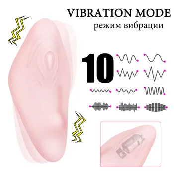Mini Nevidno Vibrator Nosljivi Hlačke Sex igrače za Ženske Prenosni Stimulator Klitorisa Brezžični Daljinski upravljalnik z vibriranjem Jajca