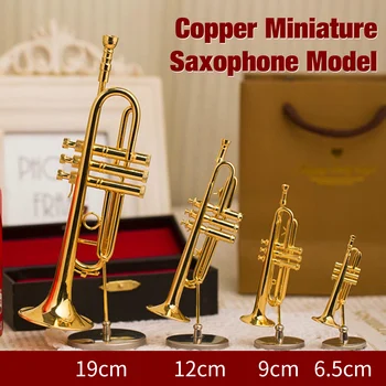 Fine Izdelave Saksofon Model Baker Miniaturni Saksofon S Stojalom In Škatla Za Shranjevanje Mini Glasbeni Instrument