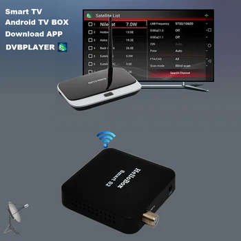 Hellobox Smart S2 Sprejemnik sat Sat Finder DVBPLAY APLIKACIJE Podpirajo Mobilni Telefon/Smart TV/TV BOX/PC/Tablični Igra