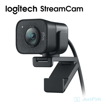 StreamCam Logitech Webcam Full HD 1080P / 60fps samodejno ostrenje vgrajena Spletna Kamera Mikrofon
