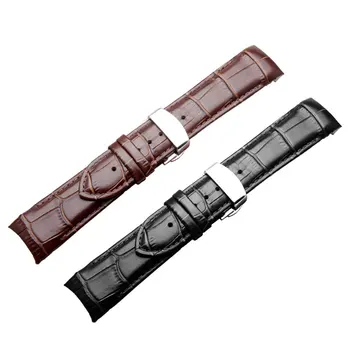 22 mm 23 mm 24 mm Pravega usnja watch band črni in rjavi pas zamenjava zapestnica Tissot T035 1853 watch dodatki