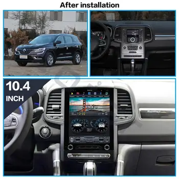 Tesla Slog Android 8.1 Avto GPS Navigacijski DVD Predvajalnik Za Renault Koleos 2016+ Avto Auto Radio Stereo Multimedijske Vodja Enote Igralec