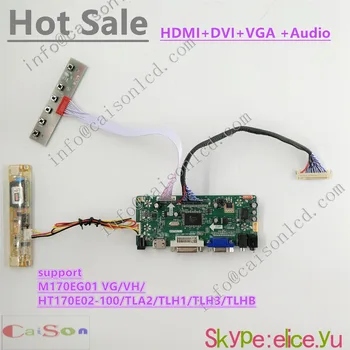 HDMI/DVI/VGA/AUDIO/ LCD-monitor odbor podporo M170EG01 VG/NK/HT170E02-100/TLA2/TLH1/TLH3/TLHB