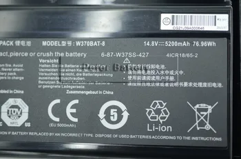 JIGU Laptop Baterije ZA CLEVO XMG A722 K660E K650S-i7 K710C-i7 K650C-I7 D1 W350STQ W370ST XMG A503 A504 P2742 P2742G P27G V2