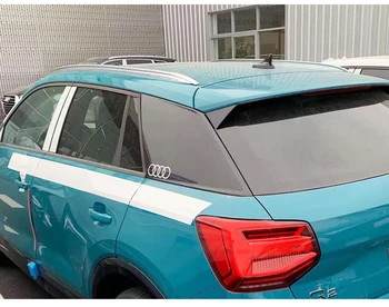 Aluminij Zlitine Strešni Prtljažnik Za Audi Q2 Q2L 2018 2019 2020 2021 Tirnice Bar Prtljage Prevoznik Palice vrh Križa bar Zobate Železnice Škatle