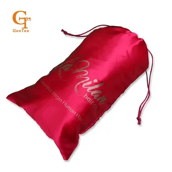Po meri blagovne znamke virgin lase snop razširitve saten svila embalaža vrečko,osebnost ime, logotip luksuzni lasuljo extentions pakiranje torbe