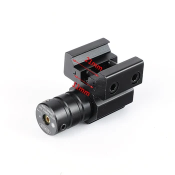 Taktično Lovski Red Dot Mini Rdeč Laser Pogled Področje uporabe Povezavi ali Weaver Picatinny Železniškega Gori z Oddaljenim Tlačno Stikalo