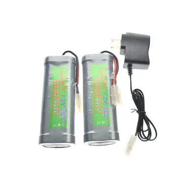 2x 7,2 V 5300mAh Ni-MH Akumulatorske Baterije+Polnilec ZDA/ EU/AU/UK Plug Adapter