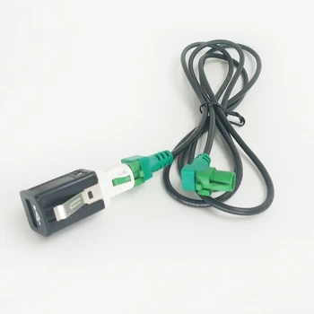 Biurlink 150 CM USB Rekonstrukcija Kabelsko Vtičnico Škatle za Rokavice Pomožne USB Adapter USB Kit za BMW F20 F21 F30 F31 F36 G30 G31 F64 F48 F60