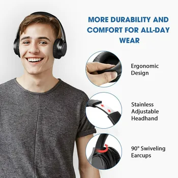 XMXCZKJ Pametne Brezžične Bluetooth Slušalke Stereo Slušalke s Podporo za Zvok Prostoročne opreme za Mobilni Telefon 3,5 mm priključna vrata