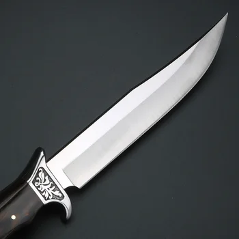 Zunanji nož visoke kakovosti lovski nož fiksno rezilo kratek nož za kampiranje EOS orodje nož divje preživetje naravnost nož