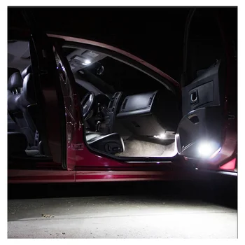 13pcs Bela LED Notranjosti Branje Svetlobe Žarnice Kit Primerni Za Obdobje 2008-2013 2016 2017 Toyota Mamutovec Tovora Ogledalo Licence Lučka