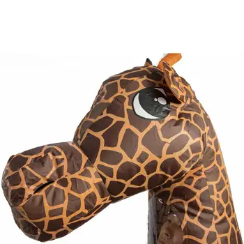 Žirafa Halloween Carnival napihljivi kostum živali, žensk, moških odraslih cosplay onesie maskota Purim počitnice stranka jumpsuit