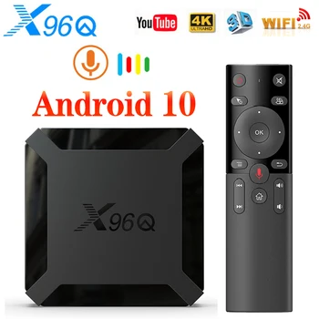 VONTAR X96Q Smart TV Box Android 10 4K Allwinner H313 Quad Core, 2GB 16GB Youtube Set Top Box TVBOX Android 10.0 Media Player