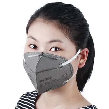KN95 3M Masko 9541 Neodvisni, Originalni Embalaži oglje, Držalo za Večkratno uporabo Usta Maske Respirator Hitra Dostava