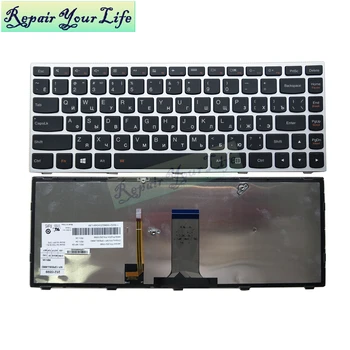 Laptop tipkovnici Lenovo G40 G40-30 G40-45 G40-70 G40-80 B40-30 B40-45 B40-70 B40-80 RU ruska črna z osvetljen prikazovalnik