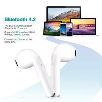 I7s TWS Brezžične Slušalke Slušalka Bluetooth 5.0 Slušalke Šport Čepkov Slušalke Z Mikrofonom Za pametni Telefon Xiaomi Samsung LG