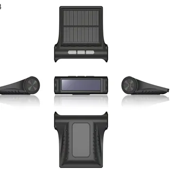 Smart Avto TPMS Nadzor Tlaka v Pnevmatikah Sistem Sončne Energije za polnjenje, Digitalni LCD Zaslon Samodejno Varnostno Alarmni Sistemi