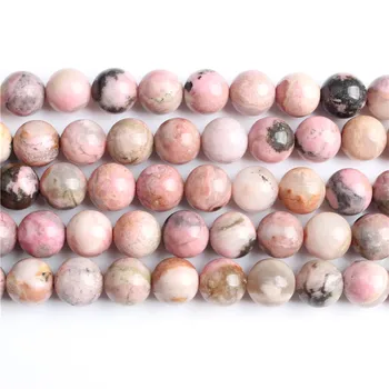 Linxiang Naravnih nakit rose stone Svoboden kroglice 6 / 8 / 10 / 12 mm primeren za nakit, izdelava DIY Zapestnico, Ogrlico