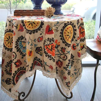 Jugovzhodna slog doma bombaža in platna, prti mizico krpo kritje brisačo sončnice perilo namizni prt