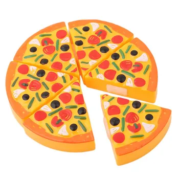 6 Kos/set Simulacije Pizza Otroci Kuhinja se Pretvarjamo, Igra Igrače Kuhanje Hrane Igre Otroke Klasičnih Ustvarjalne Rezanje Igrače Darilo