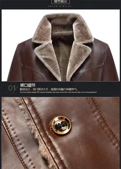 Novo prišli blagovne znamke motoristična usnjena jakna moški za moške usnjene jakne jaqueta de couro masculina moški usnjeni plašči
