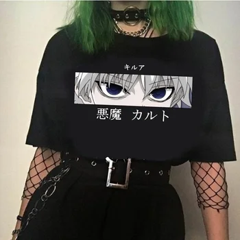 Hunter X Hunter T Shirt Cosplay T-shirt Anime Kurapika Majica Fashion Killua Zoldyck Tees