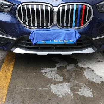 ABS, Spredaj Zadnji Odbijač Difuzor Zaščitnik Stražar Drsenju Ploščica Primerna Za BMW X1 F48 2020 Avto Dekoracijo