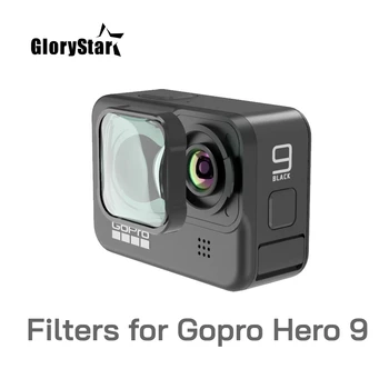 GloryStar 15X Makro HD 4K Objektiv Filter za Gopro Hero 9 Črno delovanje Fotoaparata Dodatki