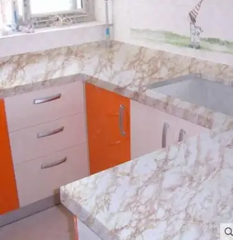 3 m debela marmorja nalepke kuhinjski pult kabinet pohištva obnova nalepke namizne vode in olja-dokazilo wallpap