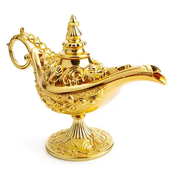10 Barvo Aladdin Čarobno Svetilko Kadila Gorilnik Retro Domov Dekoracijo Tradicionalnih Votlih Iz Pravljice, Ki Želijo Duh, Čaj Pot Obrti