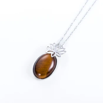 Nov Prihod Ananas naravnega kamna Obeski zdravilnimi kristali opal ogrlice za Ženske, Joga Duhovno Modni nakit