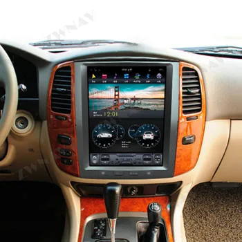 ZWNAV Android 9.0 PX6 Navpično Zaslon, GPS Navigacija za Lexus LX470 za Toyota LC100 2002-2007 Avtomobilski Stereo Audio Player glavne enote
