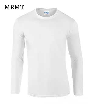 2021 MRMT Bombaža moška Majica z Dolgimi rokavi Čiste Barve Kulturo Bombaž Tshirt Dolgo Vratu T-Shirt Trdna Tee