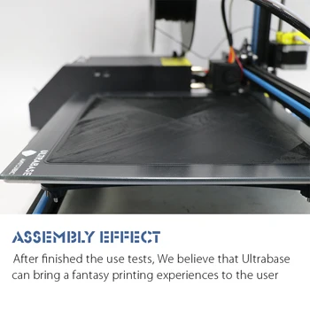310*310 mm heatbed Ultrabase 3D Tiskalnik Platformo Greti Posteljo Graditi Površino Steklene plošče 310x310x4mm za Ancyubic MK2 MK3 hotbed