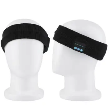 Brezžične Bluetooth Slušalke Glavo Šport Teče Headscarf Slušalke Spanja Slušalke Pohodništvo Stereo Glavo z Glasbo Mic D9B3