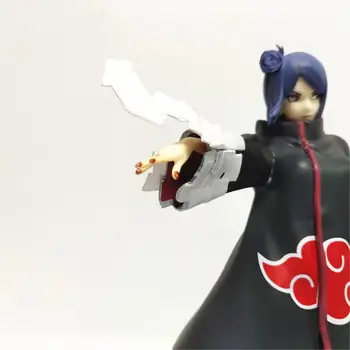 Naruto Konan Kip PVC figuric Anime Naruto Shippuden Konan Akatsuki 220mm Figur Model Igrača