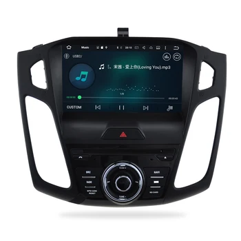 HD 9' Okta Core Android 9.0 Avto Radio, GPS Navigacija Stereo Za ford Focus 2016 2017 Avto Avdio
