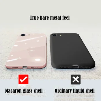 Park Tekoče silikona all-inclusive razbila stekla, odpornega primeru mobilni telefon za iPhone11Pro Max SE 2020 XR XS Max X 8 7 6 PLUS
