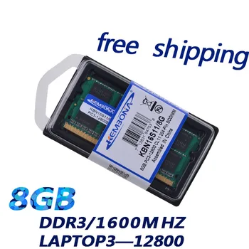 KEMBONA Brezplačna dostava!!! LAPTOP DDR3 8GB 1,5 V 1600MHZ 204pin Laptop RAM POMNILNIKA DDR3 LAPTOP MEMORY PC3-12800