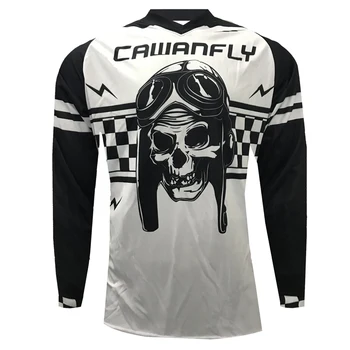 Vroče prodajo mountain bike downhill dirke oblačila DH MTB majica dolgo sleeeve enduro jersey BMX motokros, MX rokavi moški