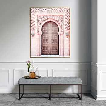 Maroko, Plakati, Tiskanje Sahara Nordijska Plakat Islam Wall Art Moderne Platno Slikarstvo Moda Stenske Slike Za Dnevno Sobo Unframe