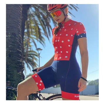 2020 XAMA PRO Ženske Skinsuit Triatlon Oblačila Kratek Kolesarski Dres Določa Macaquinho Ciclismo Feminino Izposoja Tesen Jumpsuit