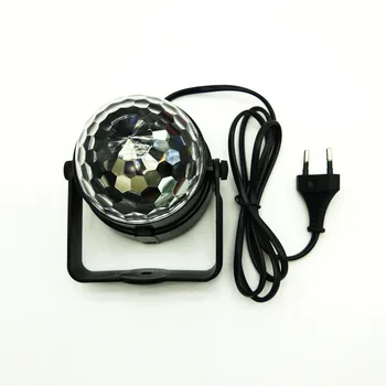 LED Stopnji Svetlobe 3W Projektor Crystal Magic Ball Razsvetljavo Učinek Lučka DJ Klub Stranka Disco Luči