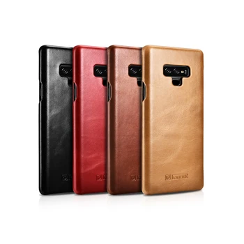 Pravega Usnja Flip Case za Samsung Galaxy Note 9 Letnik Poslovnih Cowhide Vitek Pametni Telefon Pokrovček za Samsung Opomba 8