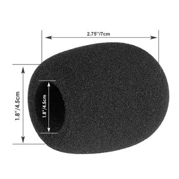 Neewer Žogo Tip Pene vetrobranskega stekla Pop Filter za Kondenzatorskega Mikrofona,1.8