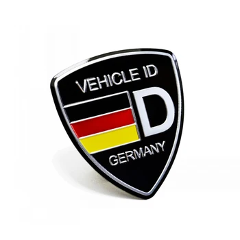 Avto Nalepka Za Volkswagen Golf BMW Audi Mercedes Benz Skoda Nemčija Nemški Grb Značko motorno kolo, Auto Dodatki za Dekoracijo