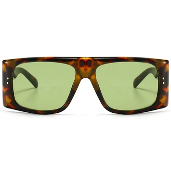 Peekaboo retro sončna očala ženske kvadratnih uv400 rjava zelena moška sončna očala prevelik ženske ravno top poletje slog, velik okvir