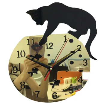 2019 pravi prodaje stenske ure akril Pastorala 3d velike dekorativne nalepke, stenske ure reloj de pared horloge murale dnevna soba quartz
